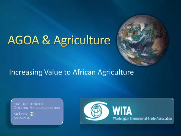 agoa agriculture