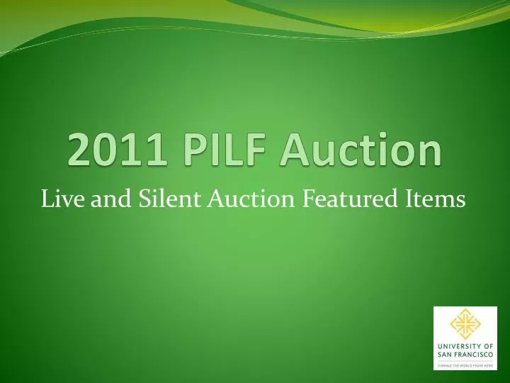 2011 pilf auction