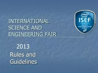 international science and engineering fair