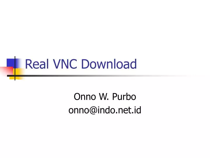 real vnc download