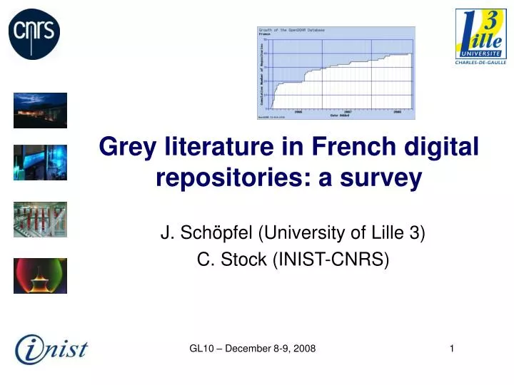 grey literature in french digital repositories a survey