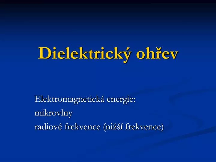 dielektrick oh ev