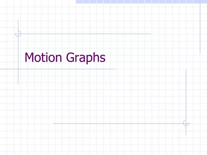 Interpreting Motion Graphs. Motion A change in position measured by  distance and time. - ppt download