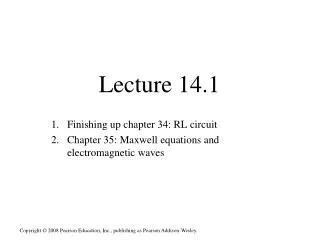 Lecture 14.1