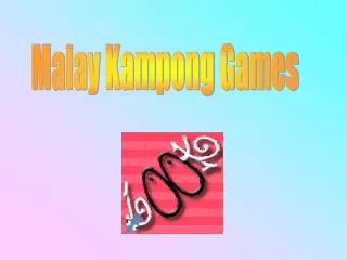 Malay Kampong Games