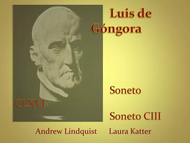 luis de g ngora soneto clxvi soneto ciii