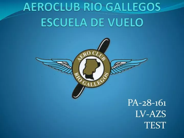 aeroclub rio gallegos escuela de vuelo