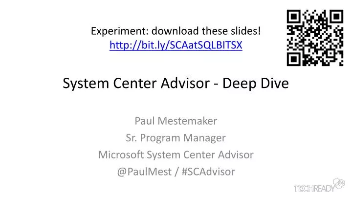 system center advisor deep dive