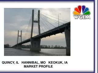 QUINCY, IL HANNIBAL, MO KEOKUK, IA MARKET PROFILE