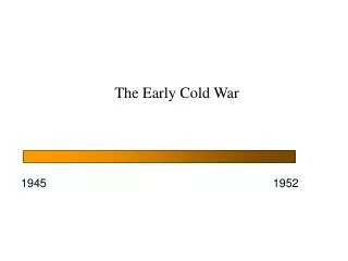 the early cold war