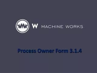 process owner form 3 1 4