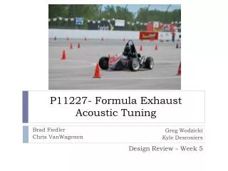 P11227- Formula Exhaust Acoustic Tuning