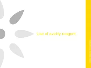 Use of avidity reagent