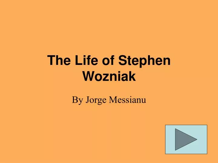the life of stephen wozniak
