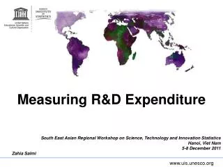 Measuring R&amp;D Expenditure