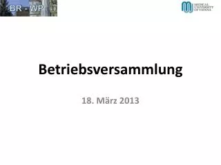 betriebsversammlung