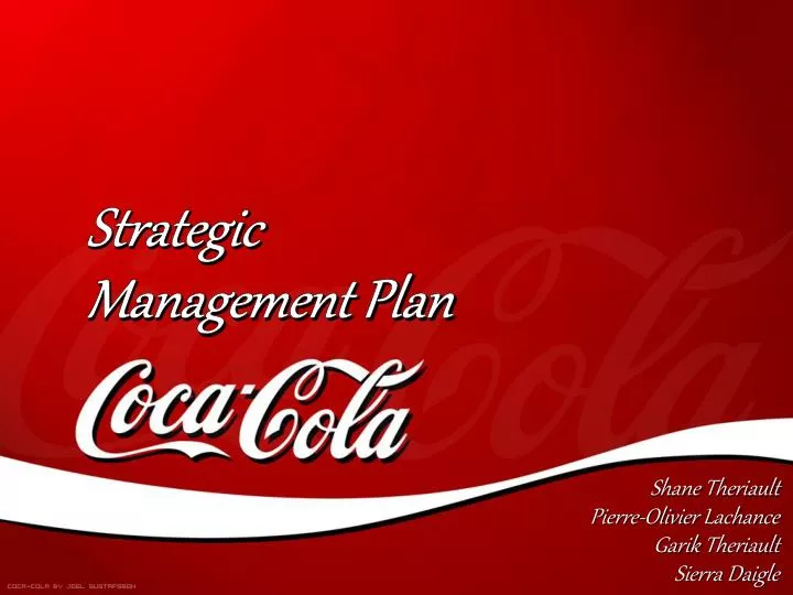 strategic management plan
