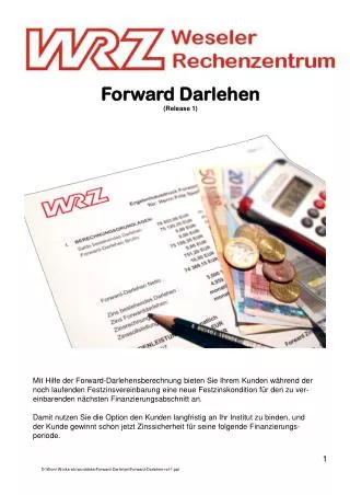 forward darlehen release 1