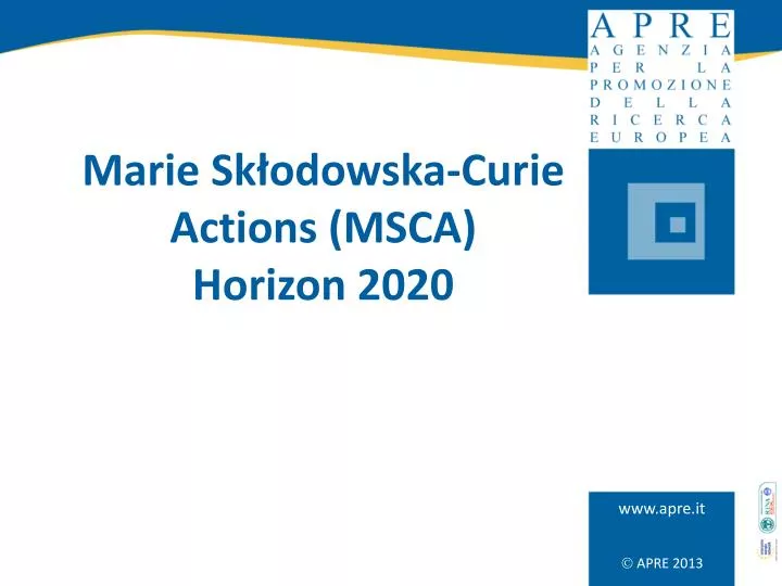 marie sk odowska curie actions msca horizon 2020
