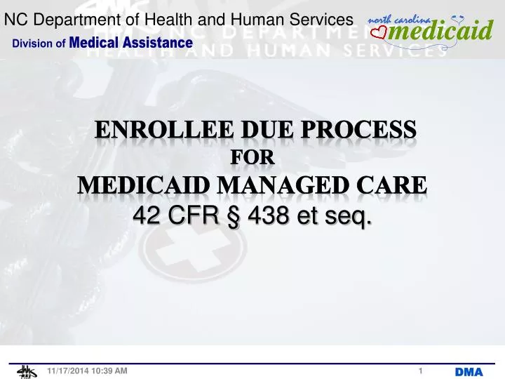 enrollee due process for medicaid managed care 42 cfr 438 et seq