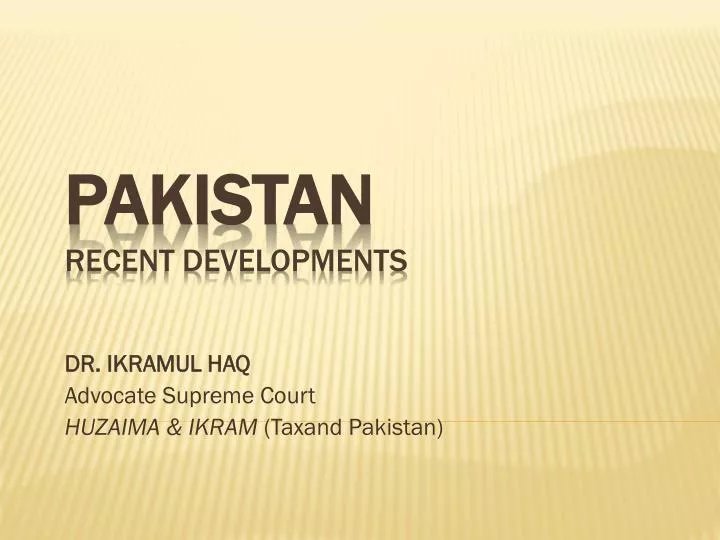 dr ikramul haq advocate supreme court huzaima ikram taxand pakistan