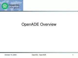 OpenADE Overview