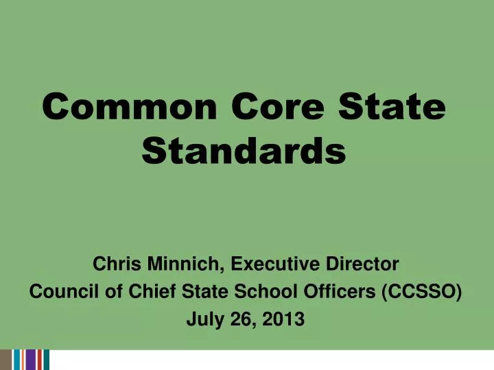 common core state standards