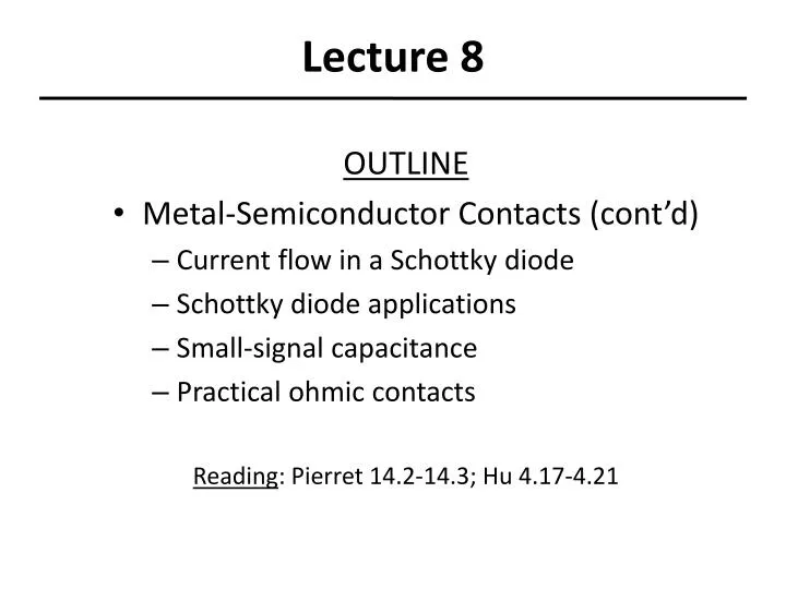 lecture 8