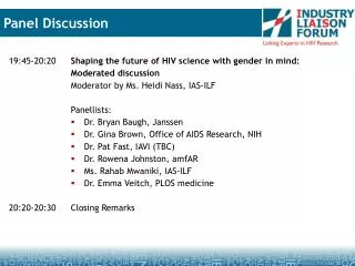 panel discussion