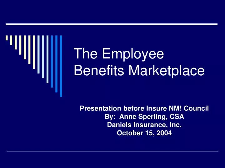 the employee benefits marketplace