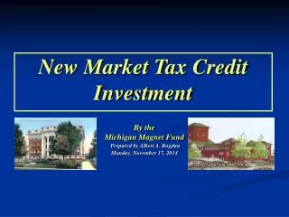 New Market Tax Credit Investment
