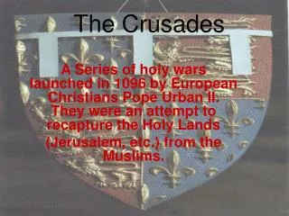 The Crusades