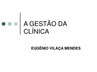 a gest o da cl nica