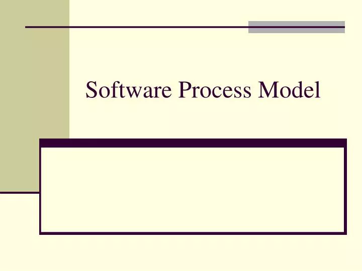 PPT - Software Process Model PowerPoint Presentation, free download ...