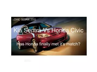 Kia Sentra Vs Honda Civic