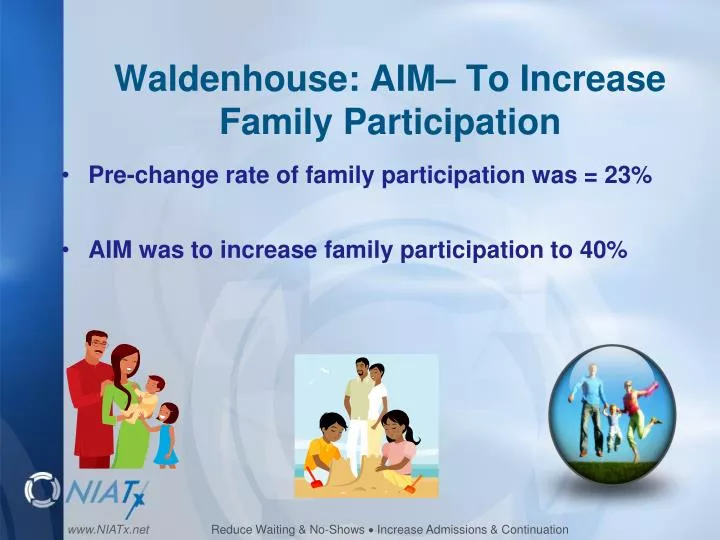 waldenhouse aim to increase family participation