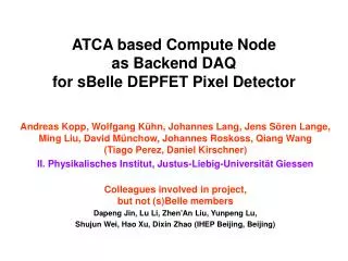 ATCA based Compute Node as Backend DAQ for sBelle DEPFET Pixel Detector