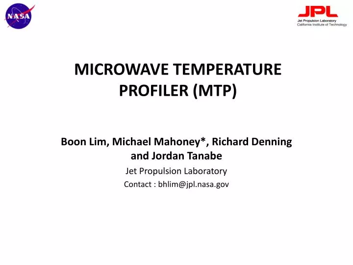 microwave temperature profiler mtp