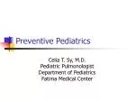 Preventive Pediatrics - slide 1