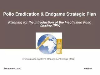 Immunization Systems Management Group (IMG)