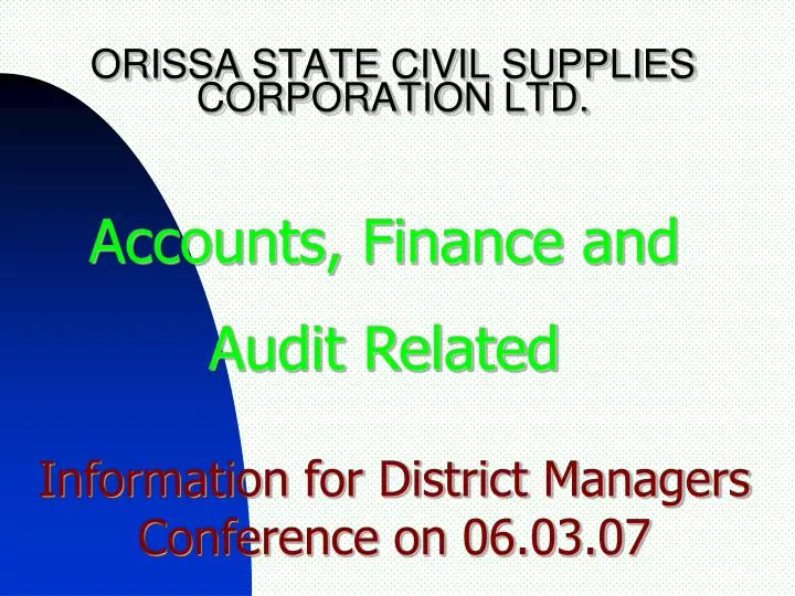 orissa state civil supplies corporation ltd