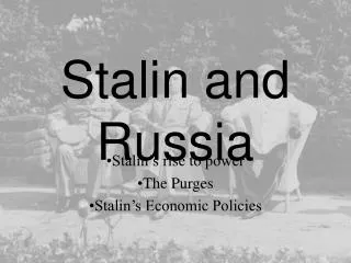 Stalin and Russia