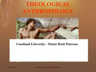 THEOLOGICAL ANTHROPOLOGY