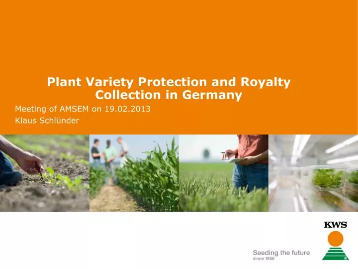 plant variety protection and royalty collection in germany