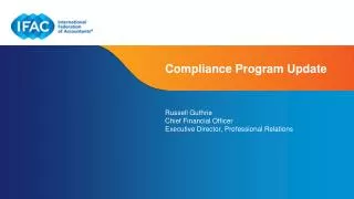 Compliance Program Update