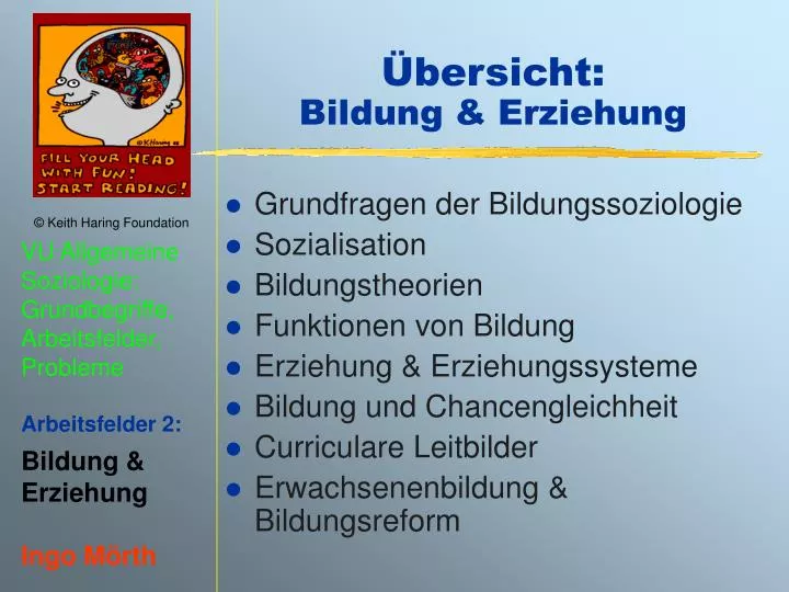 bersicht bildung erziehung