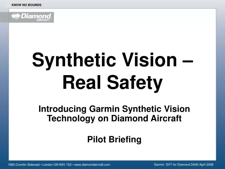synthetic vision real safety