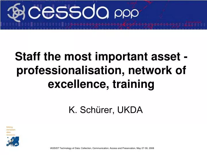 staff the most important asset professionalisation network of excellence training