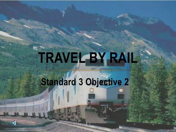 travel by rail