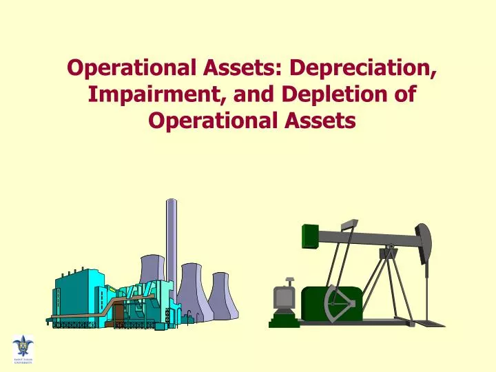 operational assets depreciation impairment and depletion of operational assets